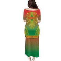 Personalized Burkina Faso African Dashiki Puletasi - Wonder Print Shop