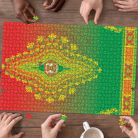 Burkina Faso African Dashiki Puzzle - Wonder Print Shop