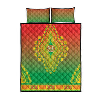 Burkina Faso African Dashiki Quilt Bed Set - Wonder Print Shop