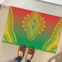 Burkina Faso African Dashiki Rubber Doormat - Wonder Print Shop