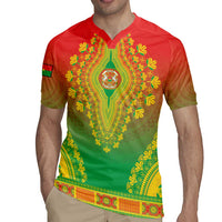 Personalized Burkina Faso African Dashiki Rugby Jersey - Wonder Print Shop