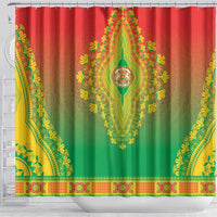 Burkina Faso African Dashiki Shower Curtain - Wonder Print Shop