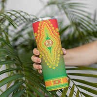 Personalized Burkina Faso African Dashiki Skinny Tumbler - Wonder Print Shop