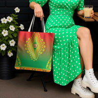 Burkina Faso African Dashiki Tote Bag - Wonder Print Shop