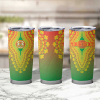 Personalized Burkina Faso African Dashiki Tumbler Cup - Wonder Print Shop