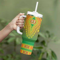 Personalized Burkina Faso African Dashiki Tumbler With Handle - Wonder Print Shop