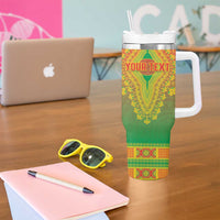 Personalized Burkina Faso African Dashiki Tumbler With Handle - Wonder Print Shop