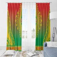 Burkina Faso African Dashiki Window Curtain - Wonder Print Shop