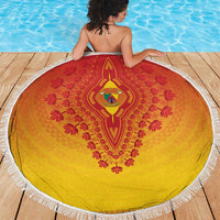 Cameroon African Dashiki Beach Blanket - Wonder Print Shop