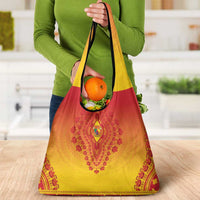 Cameroon African Dashiki Grocery Bag - Wonder Print Shop