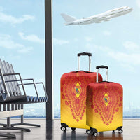 Cameroon African Dashiki Luggage Cover - Wonder Print Shop