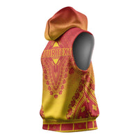 Personalized Cameroon African Dashiki Sleeveless Hoodie - Wonder Print Shop