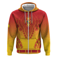 Personalized Cameroon African Dashiki Zip Hoodie - Wonder Print Shop