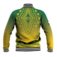 Personalized Ghana African Dashiki Baseball Jacket - Wonder Print Shop