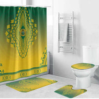 Ghana African Dashiki Bathroom Set - Wonder Print Shop