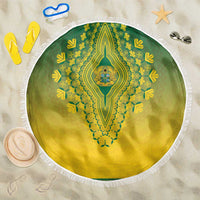 Ghana African Dashiki Beach Blanket - Wonder Print Shop