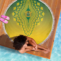 Ghana African Dashiki Beach Blanket - Wonder Print Shop