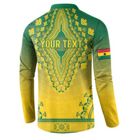 Personalized Ghana African Dashiki Button Sweatshirt - Wonder Print Shop