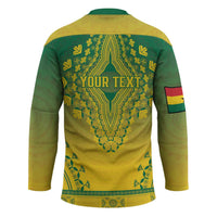 Personalized Ghana African Dashiki Hockey Jersey - Wonder Print Shop