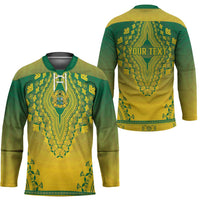 Personalized Ghana African Dashiki Hockey Jersey - Wonder Print Shop