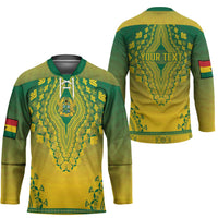 Personalized Ghana African Dashiki Hockey Jersey - Wonder Print Shop