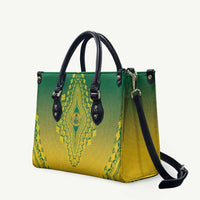 Ghana African Dashiki Leather Bag - Wonder Print Shop