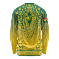Personalized Ghana African Dashiki Long Sleeve Shirt - Wonder Print Shop