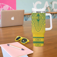Personalized Ghana African Dashiki Tumbler With Handle - Wonder Print Shop