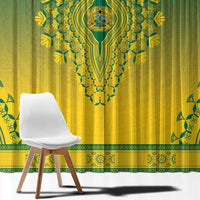Ghana African Dashiki Window Curtain - Wonder Print Shop
