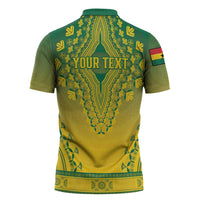 Personalized Ghana African Dashiki Zipper Polo Shirt - Wonder Print Shop