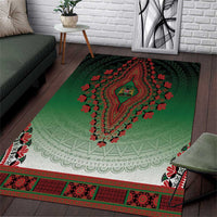 Kenya African Dashiki Area Rug - Wonder Print Shop