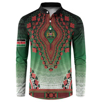 Personalized Kenya African Dashiki Button Sweatshirt - Wonder Print Shop