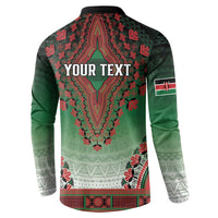 Personalized Kenya African Dashiki Button Sweatshirt - Wonder Print Shop