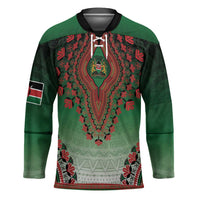 Personalized Kenya African Dashiki Hockey Jersey - Wonder Print Shop