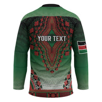 Personalized Kenya African Dashiki Hockey Jersey - Wonder Print Shop