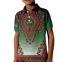 Personalized Kenya African Dashiki Kid Polo Shirt - Wonder Print Shop
