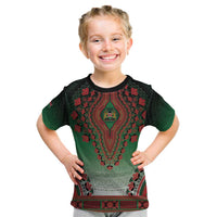 Personalized Kenya African Dashiki Kid T Shirt - Wonder Print Shop