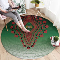Kenya African Dashiki Round Carpet - Wonder Print Shop