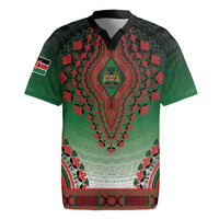 Personalized Kenya African Dashiki Rugby Jersey - Wonder Print Shop
