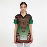 Personalized Kenya African Dashiki Scrub Top - Wonder Print Shop