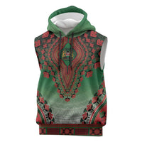 Personalized Kenya African Dashiki Sleeveless Hoodie - Wonder Print Shop