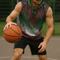 Personalized Kenya African Dashiki Sleeveless Hoodie - Wonder Print Shop