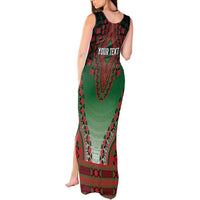 Personalized Kenya African Dashiki Tank Maxi Dress - Wonder Print Shop