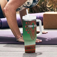 Personalized Kenya African Dashiki Tumbler With Handle - Wonder Print Shop