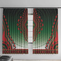 Kenya African Dashiki Window Curtain - Wonder Print Shop