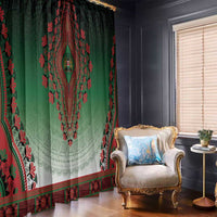 Kenya African Dashiki Window Curtain - Wonder Print Shop