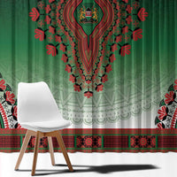 Kenya African Dashiki Window Curtain - Wonder Print Shop