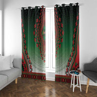 Kenya African Dashiki Window Curtain - Wonder Print Shop