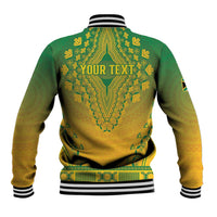 Personalized South Africa African Dashiki Baseball Jacket - Wonder Print Shop