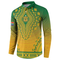 Personalized South Africa African Dashiki Button Sweatshirt - Wonder Print Shop